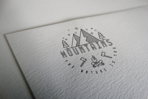 Логотип для бренда одежды MOUNTAINS