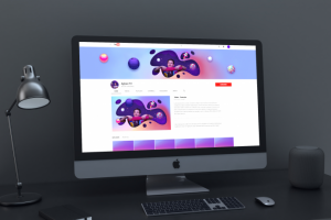 Трендовое оформление и шапка Youtube – канала для блога Aghasi