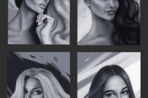 Портреты ч/б