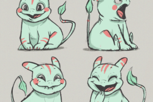 Эскизы эмоций персонажа