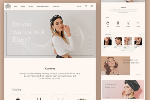 Лендинг для ювелирного онлайн магазина