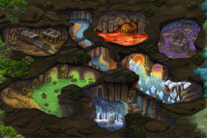 Карта местности, игра Infinity Run