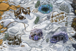 Карта местности, игра Infinity Run