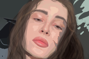 Графический портрет, цветовая палитра.