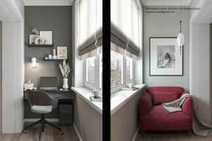 Проект площадью 100 кв.м. в Выхино-Жулебино. Балкон №2