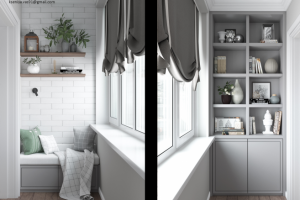 Проект площадью 100 кв.м. в Выхино-Жулебино. Балкон №1