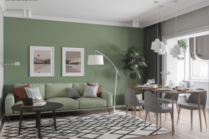 Проект площадью 100 кв.м. в Выхино-Жулебино. Гостиная.