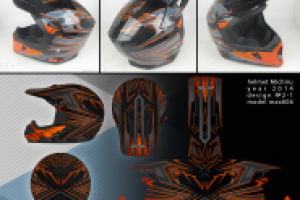 дизайны мотошлема модель "max 606"