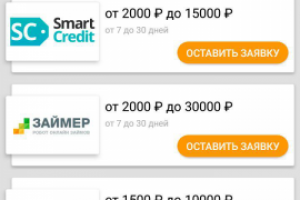 Займ онлайн