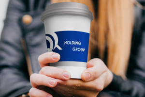 Фирменный кофейный Упаковка стакана