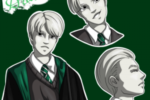 Набор стикеров с Драко.