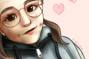 Портрет девушки в очках