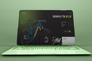 Промо-страница для велосипеда Polygon