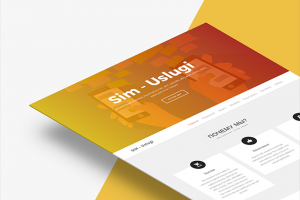 Сайт компании Sim - Uslugi