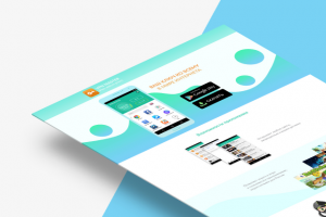 Лэндинг про мобильное приложение