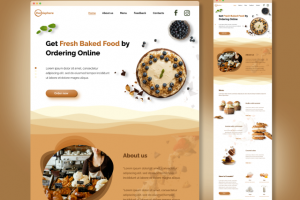 Дизайн вебсайта для кондитерской студии