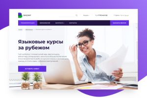 Дизайн сайта. Тема: Профориентация, трудоустройство, подбор ВУЗа