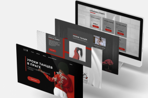 Landing page  "Танцевальный клуб"