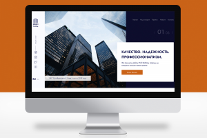 Корпоративный сайт строительной компании