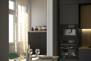 Кухня-лоджия