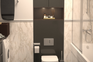 Светлая ванная