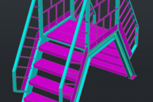 Лестница через теплотрассу