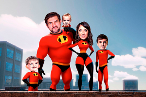 Замена лиц на картинке