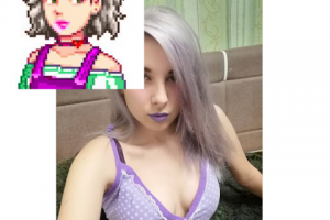 Девушка Pixel Art