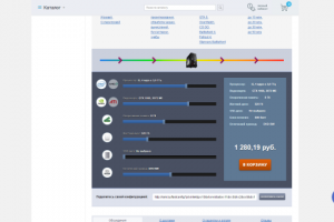 Подбор компьютера по параметрам на JS