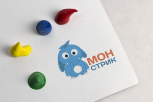 Логотип для школы раннего развития "МОНСТРИК"