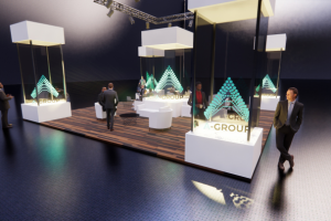 Экспо зона совмещённая с лаундж зоной