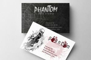Визитка tattoo studio