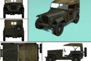 Модель Газ67 к игре