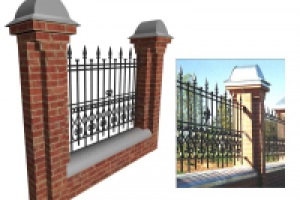 Забор на примере фотографии