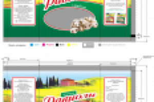 ПЭТ упаковка - пельмени (флексография)