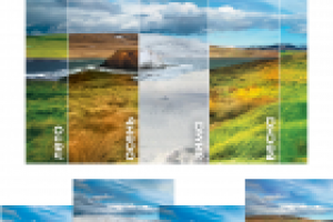 Времена года на одной фотографии