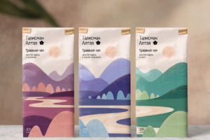 Иллюстрации для серии упаковок чая