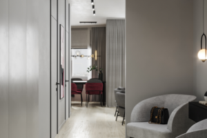 ЖК Балтийская волна. Кухня-гостиная, прихожая