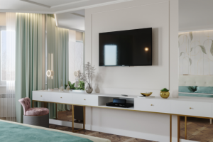 Загородный дом во Всеволожске. Спальня