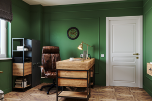 Загородный дом во Всеволожске. Кабинет