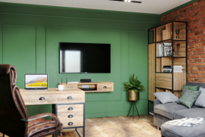 Загородный дом во Всеволожске. Кабинет