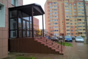 Козырек и перила