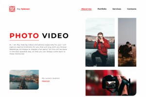 Сайт фотографа