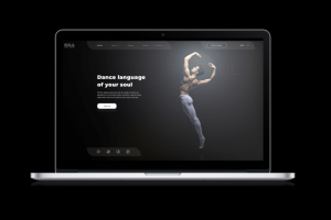 Дизайн лендинга для студии танцев