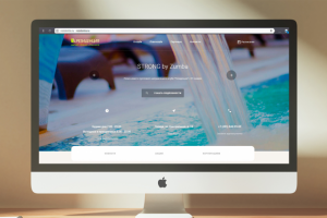 Сайт фитнес центра Rezidentia