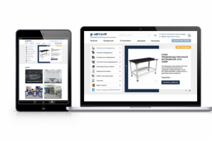 Дизайн интернет магазина для изделий из металла