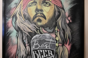 Картина мелом