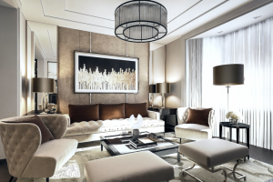 Дизайн квартиры в стиле современного Арт-деко