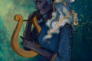 Эльфийка-бард