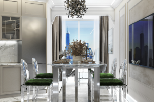 Визуализация кухни-столовой